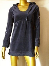 CHILLNORWAY (Skandinavien) Samt-Tunika / Kleid Minikleid Gr. S 80% Cotton  /AR30