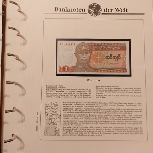 Banknoten der welt myanmar 1 - banknoten,