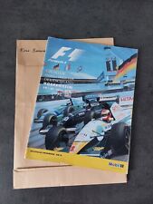 Motorsport Formel 1 Hockenheimring 1994 Programm mit Autogramm Autogrammkarte AK