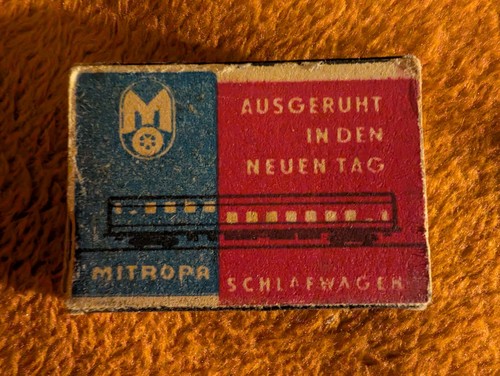 Alte ddr streichholzschachtel - alte,