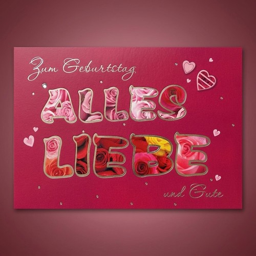 Geburtstagskarte - a4,