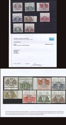 Berlin 242 249 - 242-249, gestempelt