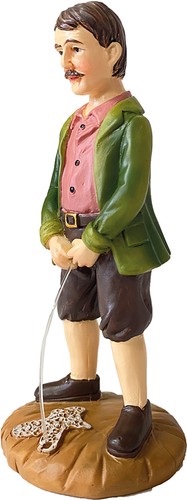Krippenfigur hirte pinkelnd - krippenfigur,