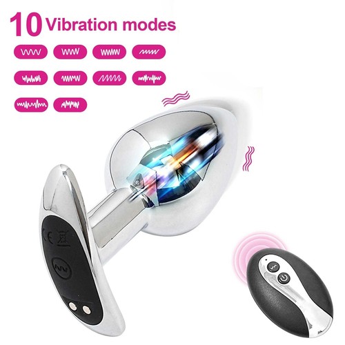 Edelstahl vibrator anal plug - vibrator,