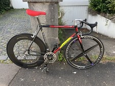 Rennrad Colnago Carbitubo, Campagnolo Record Carbon, Carbon Wheels Spinergy