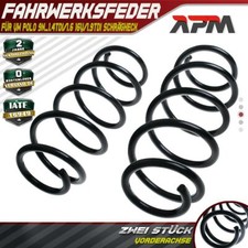 2x Federn Fahrwerksfeder Vorne