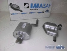 IMASAF Auspuffset Mitteltopf+Endtopf für Mercedes SLK 230 Kompressor R170