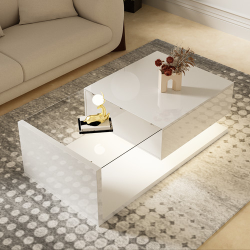 Couchtisch mit led beleuchtung - mit, led-beleuchtung