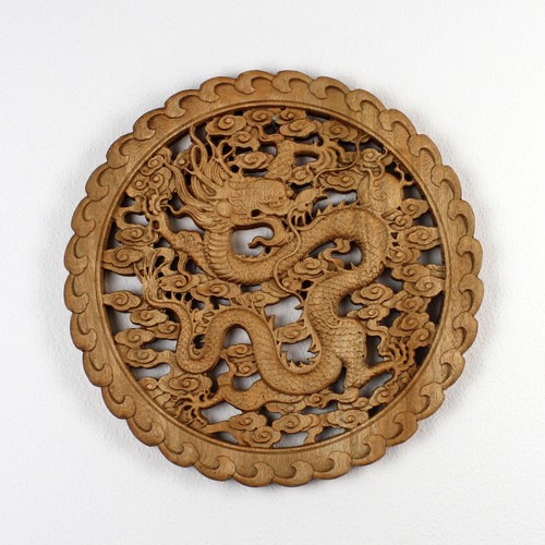 Wandornament holz feng - feng, shui