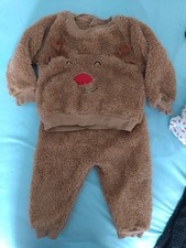 Kinder/Baby Set Weihnachten Rentier Outfit Gr. 74/80