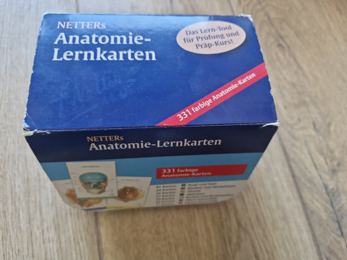 Netter anatomie lernkarten - anatomie,