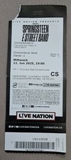 Sammler Used Ticket Bruce Springsteen Berlin 2025 Olympiastadion Eintrittskarte