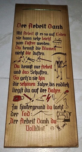 Altes holzschild der - altes, arbeit
