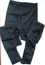 Glanz Leggings schwarz