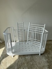 Wood Baby- und Kinderbett weiß von Oliver Furniture 