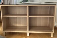Besta Sideboard Ikea - Korpus Eicheoptik mit schwarzer Glasplatte - wie neu