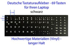 Deutsche Tastaturaufkleber HP