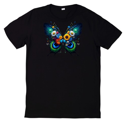 Shirt blumen schmetterling - t-shirt,