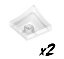 2x LEGO 4190 • 2x2 Bogen • Arch • transparent • trans-clear