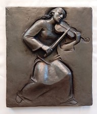 Eisen Guss Platte Relief