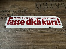 30er Jahre Emailleschild