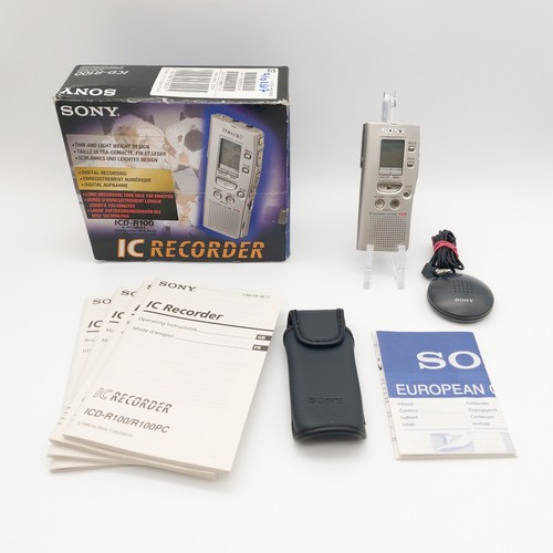 Sony icd r100 recorder - icd-r100, ic