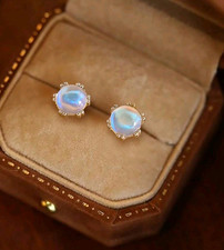 925 Silber Ohrstecker rund