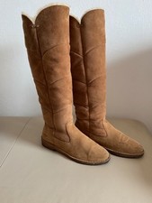 UGG Damenstiefel Lamm-Nappa Lamm-Fell-Futter hoher Schaft, Gr. 40 gut erhalten