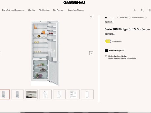 Kühlschrank gaggenau - kühlschrank,