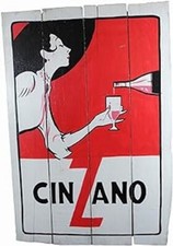 Holzschild Holz Bunt Wandbild