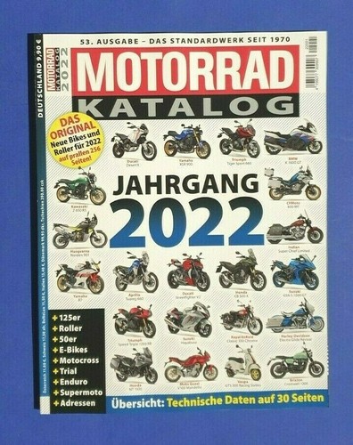 Motorrad katalog jahrgang 2022 - katalog,