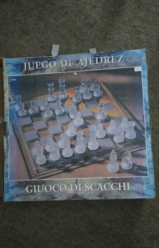 Schachspiel schach glas - schachspiel, in