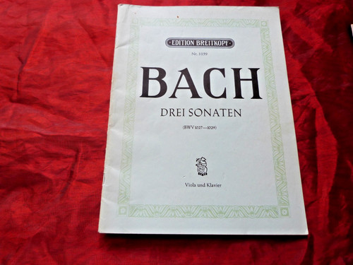 Bach drei sonaten bwv - sonaten,