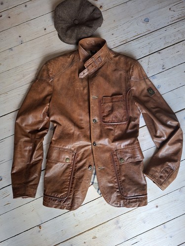 Belstaff lederjacke blazer - lederjacke, in