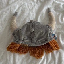 Wikinger Helm mit Haaren