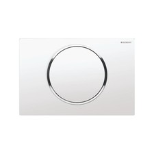 Geberit Sigma 10 Betätigungsplatte Drückerplatte Spül-Stopp weiß/chrom 115758KJ5