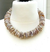 Keshi perlen collier unikat - keshi,