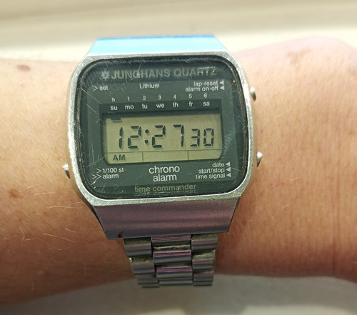 Vintage junghans digital time - vintage,