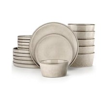Stoneware Geschirr Set 18tlg. Für 6 Personen Geschirrset