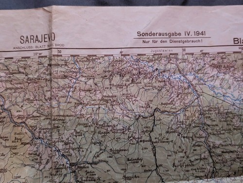Deutsche heereskarte sarajevo - heereskarte,