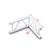 Milos Pro-30 Step F Truss - Ecke 2-Punkt Traverse 0,5m Veranstaltung Licht