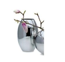 Philippi Vase Design "Orb" high, Edelstahl poliert, 22 cm - neuwertig