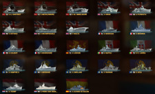 World of Warships Account WoWs - über 500 Schiffe