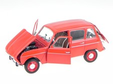 Renault 4 R4 L rot Modellauto Leo 1:24