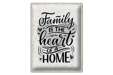 Blechschild Spruch 30x40 cm