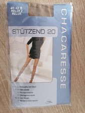 Feinstrumpfhosen  20. Marke: Chacaresse. Farbe: Melon. Größe: 40-42.