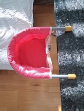 Puppensitz für den Tisch rosa mit Blumen, Chic 2000