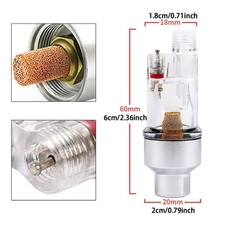 Air Brush In-Line Wasserregler Feuchtigkeitsfilter Profi Luftkompressor