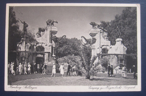 Hamburg stellingen eingang - ak,hamburg, -stellingen,eingang