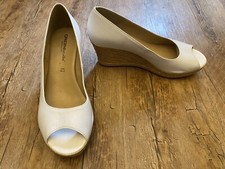 👠 sexy Leder Pumps Wedges